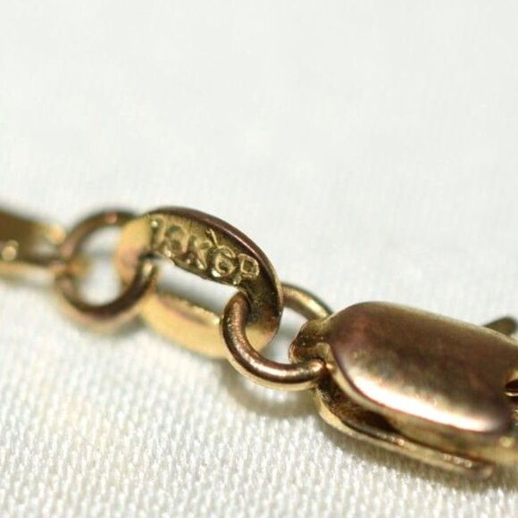 Vtg.Kai Yin Lo 10KGP 925 Chain/Pendant Lapis Lazuli Stone Rare 17" Necklace - Picture 4 of 8